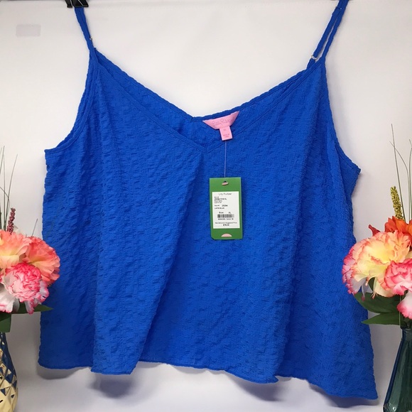 Lilly Pulitzer Tops - Lilly Pulitzer aletta crop tank top NWT $78 XL